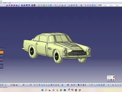 Aston martin DB5 Grandtourer 3D model
