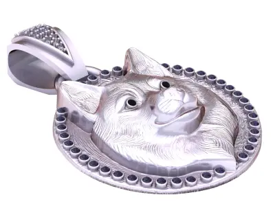 Dog Pendant 3D print model