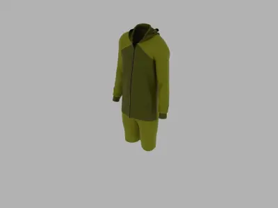 Sport Suit Low-poly 3D model 51