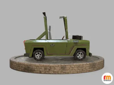 Car classic model design 3D model