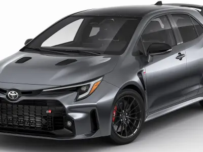 Toyota GR Corolla 2023 2 versions 3D model