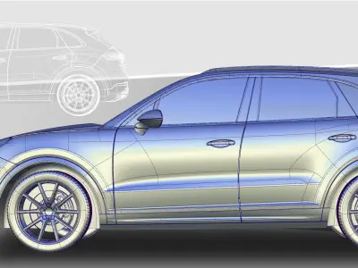 Porsche Cayenne S  3D model
