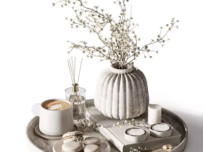 Decorative set20 3D model buy
