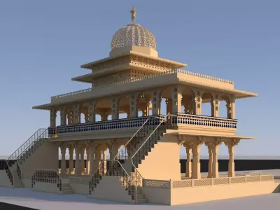 City Palace Zenana Mahal 3D model