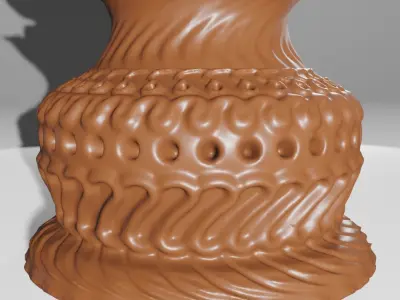 Ornamental Vase designed 3D print model