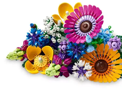 TwindBricks3D - 10313 Wildflower Bouquet 3D print model