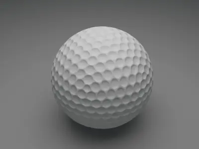 Golf Ball 3D model 2
