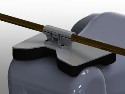 Donkey Calf Raise Butt-erfly pad Free 3D model