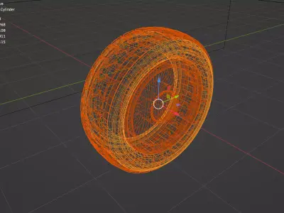 Construction Vehicle Wheel 3D model