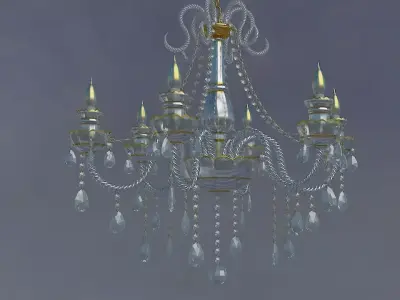 Qandil Chandelier Lyustra 3D model