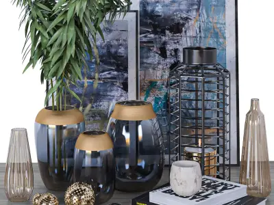 decorative set 48 3D model order