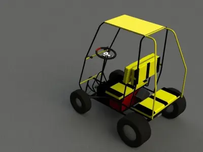 Go Kart Free 3D model