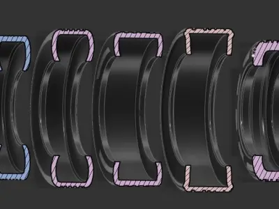 3D Files for scale modeling tires 1 24th scale 3D print model