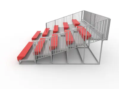 Bleachers 53 3D model