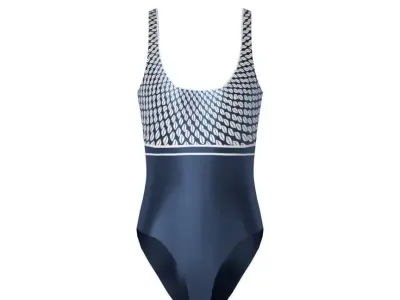 Bathing Suit Low-poly 3D model