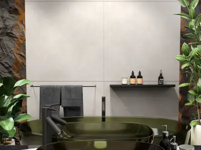 Bathroom interior scene 3D pack 3D model