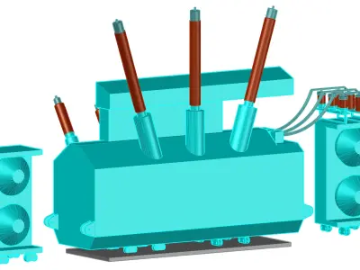 Power Transformer 3D print model