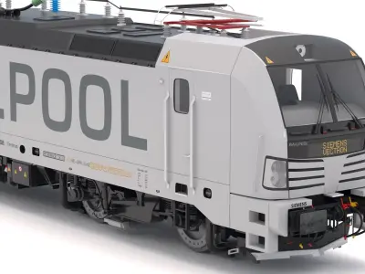 Siemens Vectron Railpool 3D model