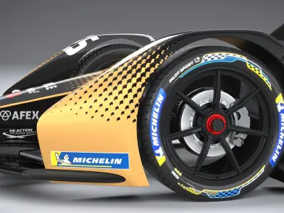 Formula E DS 2021 3D model