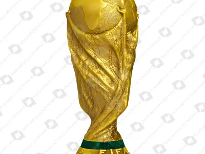FIFA World Cup Trophy 3D model
