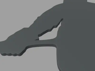 Hockey Key Ring Chain 03 3D print model