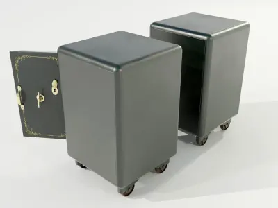 Vintage Safe 3D model