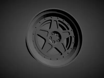 Fifteen52 F40 scalable and Printable rim 3D print model