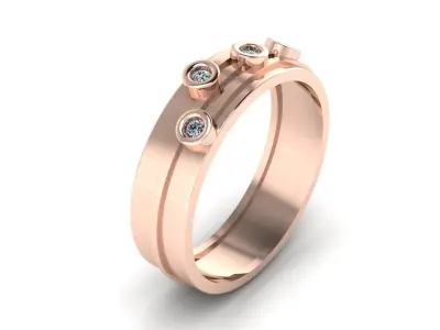 Jewelry Ring 3D print model 23
