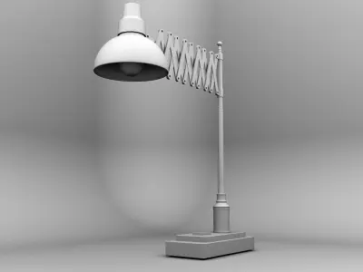 Study Table Lamp 3D model