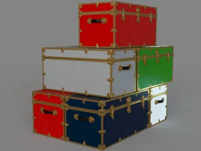 XXL Vinyl Dorm Trunk 3D model