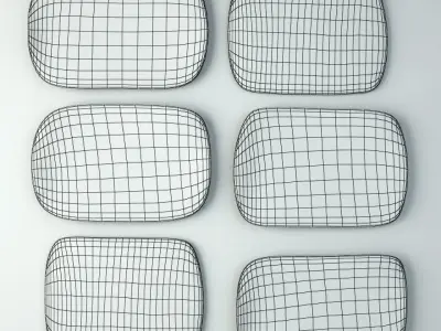 Tribal Wood Decor 2 3D model