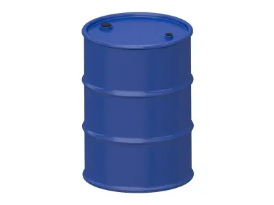 Oil Barrel blue  3D model