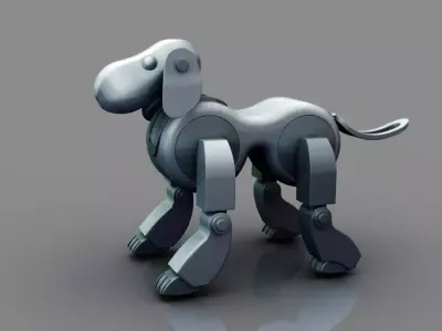 robot dog 3d model 3D model