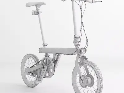 Xiaomi Mi Home QiCycle Folding Electric bike 3D model
