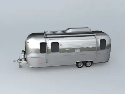 Airstream Caravan Dummy Free 3D model