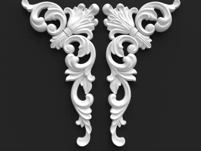 CNC Sculpted Ornament Pack VOL 1 3D print model