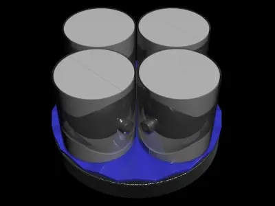 Quadro Aero Gyro Turbo - Concept 3D print model