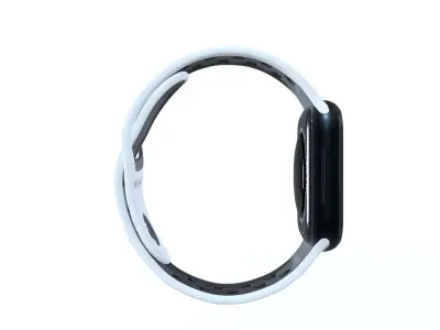 Apple Watch 7 Nike - Starlight Nike Sport Band 3ds Max Low-poly 3D model