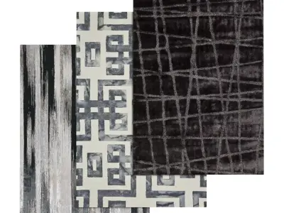 Rug Set 1058 3D model