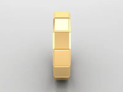 Ring M21 The luxury female wedding ring 3D print model