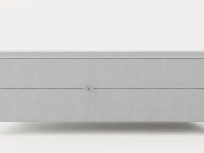 Montana Box Bed 120x200 Low-poly 3D model