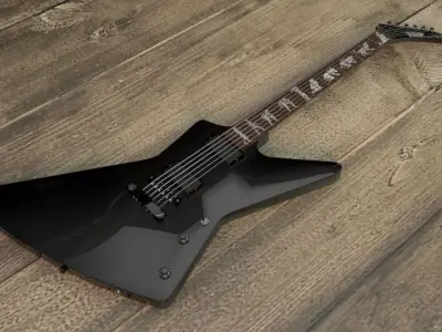 Metallica - Wolf ESP Guitar 3D model