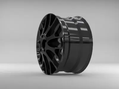 TUNING CAR RIMS 3D model