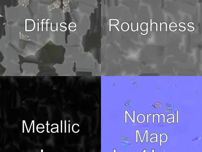 Ergonomic Handle Boat Paddle Model Low-poly 3D model