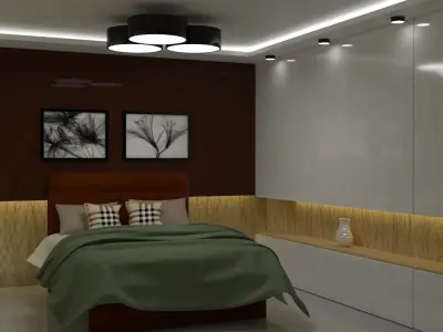 BEDROOM DESIGN 3D model purchase