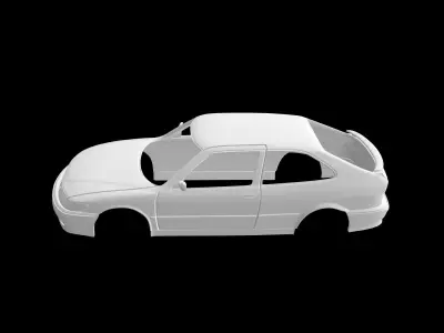 SAAB 9-3 Coupe 3D print model