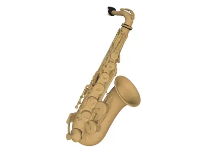 Saxophone Low-poly 3D model purchase