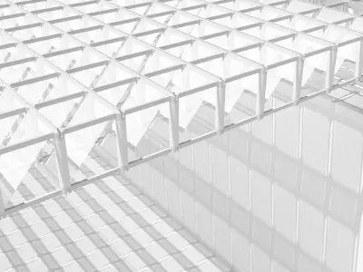 Pavillion - Modern Swamp House 3D model