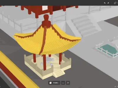 Chinese ancient architecture Free 3D model