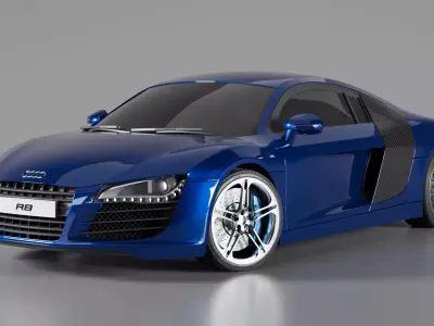 Audi R8 2008 3D model
